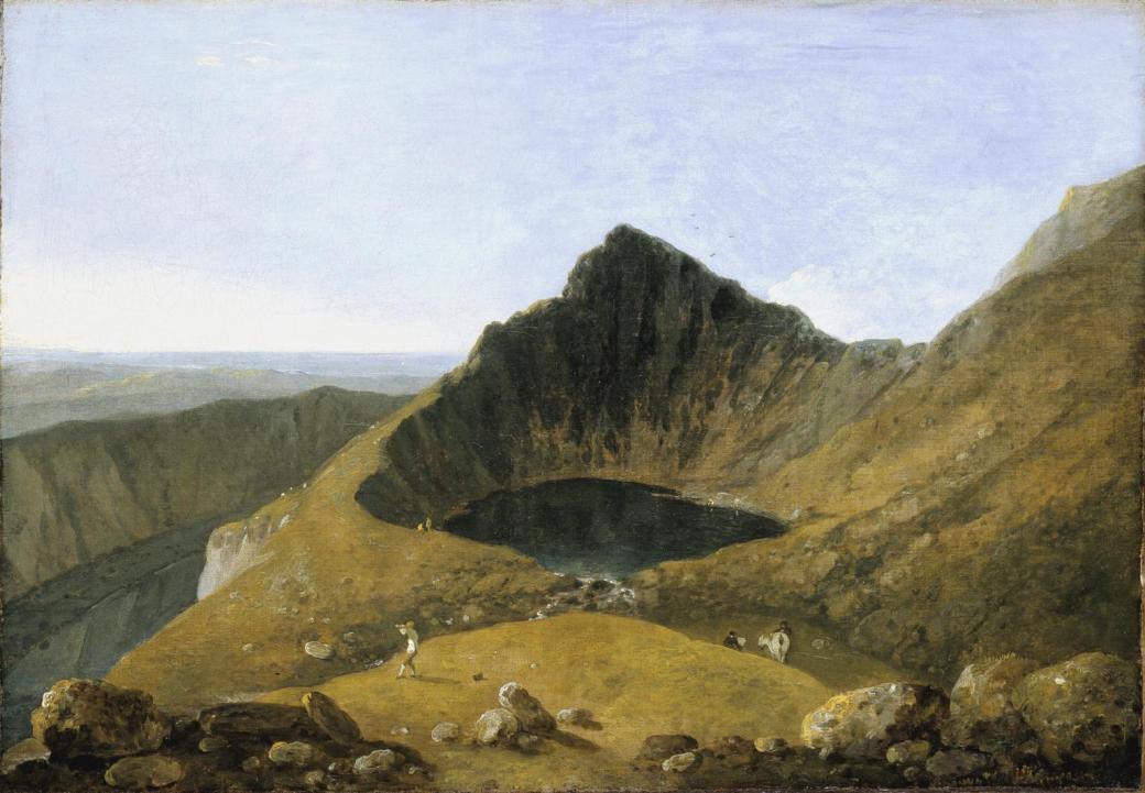 Llyn-y-Cau, Cader Idris ?exhibited 1774 by Richard Wilson 1713-1782