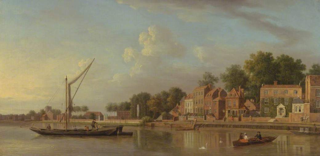 Scott, Samuel, c.1702-1772; The Thames at Twickenham